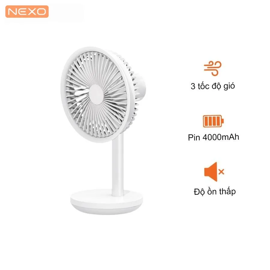 Quạt tích điện để bàn LUMIAS F5 Pro LMA-220W – Hàng Chính Hãng
